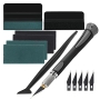 EHDIS: Film tool set with 2 felt squeegees, micro squeegee and precision knife