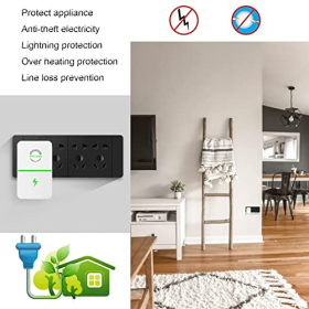 Pro Power Saver, Haushalts-Stromsparer, Energiespargerät, Stromsparbox, Haushalts-Büro-Marktgerät, Elektrischer intelligenter Stecker, 90-250 V (EU 1 Stück)
