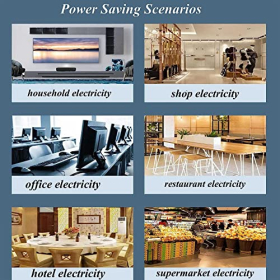 Pro Power Saver, Haushalts-Stromsparer, Energiespargerät, Stromsparbox, Haushalts-Büro-Marktgerät, Elektrischer intelligenter Stecker, 90-250 V (EU 1 Stück)