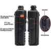 BAOFENG BF UV-5R 8-ватний дводіапазонний радіо вкл. Повний комплект, чорний