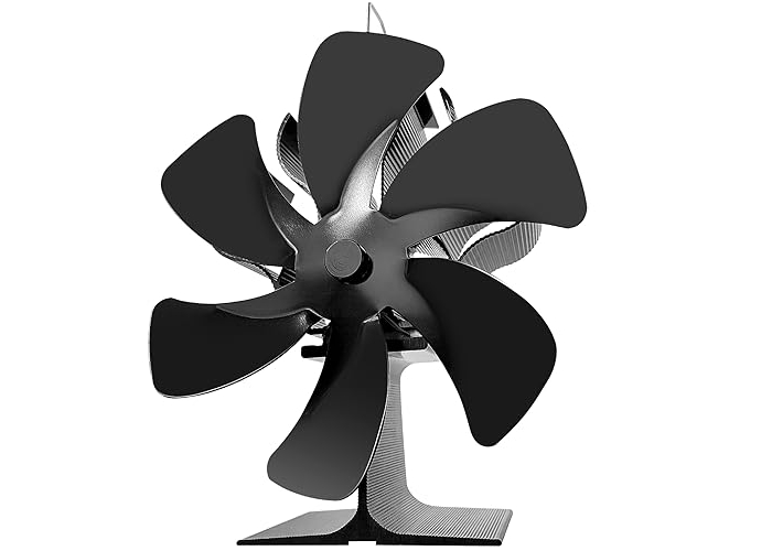 BYBULE 2023 Ventilateur Poele à Bois 6 Pales, Ventilateur de Poêle con Termómetro, Ventilateur de Cheminée Alimenté Par la Chaleur pour Poêle à Bois/Cheminée/Gaz/Bûches de Poêle BYBULE 2023 Ventilateur Poele à Bois 6 Pales, Ventilateur de Poêle con Termómetro, Ventilateur de Cheminée Alimenté Par la Chaleur pour Poêle à Bois/Cheminée/Gaz/Bûches de Poêle