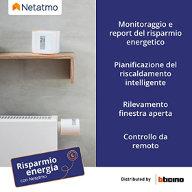 Válvula termostática inteligente Netatmo Wifi con control remoto, ahorro energético, módulo adicional para termostato inteligente y kit básico de calefacción NAV-AMZ