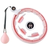 JoyGeek Hula Hoop Adults, 16 Knots Smart Hula Hoop Quiet with Weight Ball [110cm], Hulahub Hoop for Losing Weight, Fitness Hula Hoop with Ball, Hula Hoop Test Winner