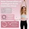 JoyGeek Hula Hoop Adults, 16 Knots Smart Hula Hoop Quiet with Weight Ball [110cm], Hulahub Hoop for Losing Weight, Fitness Hula Hoop with Ball, Hula Hoop Test Winner