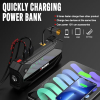 GREPRO Starthilfe-Powerbank (bis zu 10,0 l Benzin, 8,0 l Diesel), Auto-Starthilfe-Powerbank für 12-V-Starthilfe, 3000 A tragbares Starthilfegerät mit USB-Quick-Charge-3.0-Anschlüssen