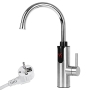 Electric faucet stainless steel 230V, kyaoayo electric faucet with instant water heater 360° rotatable kitchen faucet with instant water heater for kitchen [energy class A]