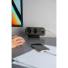 Brennenstuhl Estilo double-sided table extension cable with on/off switch and surge protection