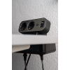 Brennenstuhl Estilo double-sided table extension cable with on/off switch and surge protection