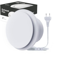 SBONNI 100 mm Bathroom Extractor Fan with Switch – 12 W, 130 m³/h, Air Extractor