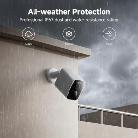 Xiaomi BW300, зовнішня камера, роздільна здатність 2k, IP67, кольорове нічне бачення