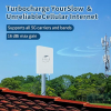 Антенна KASER 5G LTE Наружная направленная антенна Mimo 3300–3800 МГц N78 с усилением до 15 дБи Совместимость с маршрутизатором 5G Выход N-SMA с адаптером TS9 Включая