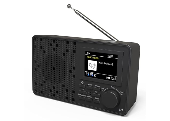 Радіо DAB, радіо LFF DAB Plus, цифрове радіо DAB, цифрове радіо з Bluetooth, маленьке радіо з розеткою, кухонне радіо FM-радіо DAB на батарейках, радіо з кольоровим дисплеєм 2,4 дюйма, чорний Радіо DAB, радіо LFF DAB Plus, цифрове радіо DAB, цифрове радіо з Bluetooth, маленьке радіо з розеткою, кухонне радіо FM-радіо DAB на батарейках, радіо з кольоровим дисплеєм 2,4 дюйма, чорний