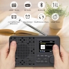 Радіо DAB, радіо LFF DAB Plus, цифрове радіо DAB, цифрове радіо з Bluetooth, маленьке радіо з розеткою, кухонне радіо FM-радіо DAB на батарейках, радіо з кольоровим дисплеєм 2,4 дюйма, чорний