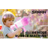 Sarah Bubble Gun Boom (Rocket) Launcher, Bubble Machine for Kids, Gun with Light, Bazooka Bubble Gun for Adults, Indoor Outdoor Toy Gift, Birthday Bubble Machine
