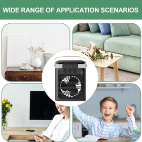 Ventilador rociador de agua de mano Xasbseulk, ventilador rociador de agua | Ventilador de aire acondicionado USB, ventilador de escritorio