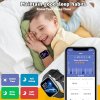 HENGTO Smart Watch für Kinder, Kinderuhr, Mädchenuhr mit 20 Sportmodi, Schrittzähler, Schlafmonitor, Kinderuhr, Geburtstagsgeschenke, Spielzeuggeschenk für Mädchen Jungen 6-16 (Schwarz)