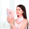 Світлодіодна маска для обличчя, м’який силікон, світлотерапія для обличчя та шиї, світлодіодна маска для обличчя, світлотерапія, терапія червоним світлом для обличчя, омолодження шкіри, зміцнення та освітлення