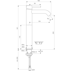 Mezclador de lavabo Ideal Standard Ceraline, ahorra agua