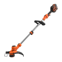 BLACK+DECKER Akku-Rasentrimmer 36 V, 33 cm, bürstenlos, mit Akku und Schnellladegerät