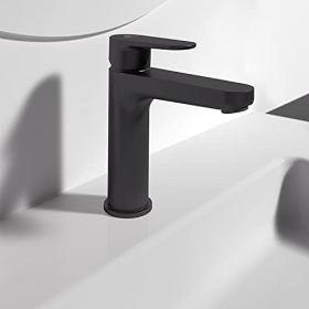 Ideal Standard BD131XG Spültischarmatur, Seidenschwarz, Push-Open-Ventil