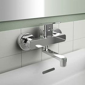 Ideal Standard BD241AA Wall-mounted basin mixer, chrome-plated
