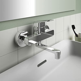 Ideal Standard BD241AA Wall-mounted basin mixer, chrome-plated
