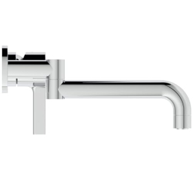 Grifo de cocina de pared Ideal Standard Gusto, giratorio 120°, cromado