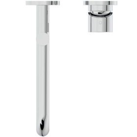 Grifo de cocina de pared Ideal Standard Gusto, giratorio 120°, cromado