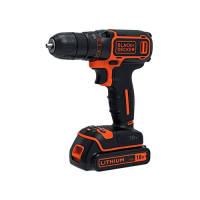 Taladro atornillador BLACK+DECKER 18V, par máximo 30Nm