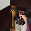 BLACK+DECKER 18 V screwdriver drill, maximum torque 30 Nm