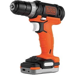 BLACK+DECKER BDCDD12S1, 12V drill/driver 550 rpm, 10 mm keyless chuck
