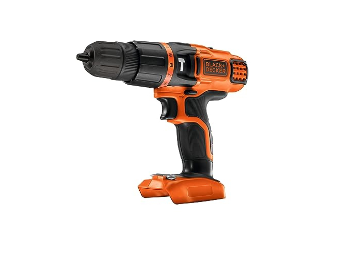 BLACK+DECKER BDCH188N-XJ Cordless Drill Driver, 18V, 2 Gears, 650 RPM BLACK+DECKER BDCH188N-XJ Cordless Drill Driver, 18V, 2 Gears, 650 RPM