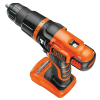 BLACK+DECKER BDCH188N-XJ Cordless Drill Driver, 18V, 2 Gears, 650 RPM