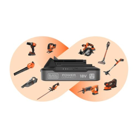 Taladro atornillador inalámbrico BLACK+DECKER BDCH188N-XJ, 18 V, 2 velocidades, 650 RPM