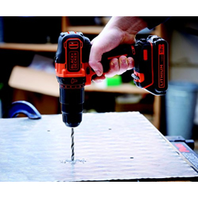 BLACK+DECKER BDCHD18BOA, 18V impact drill with 2 lithium batteries & 160 accessories