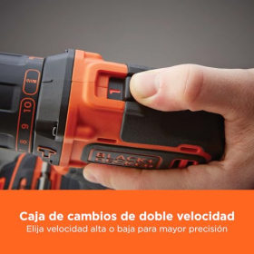 BLACK+DECKER Akku-Schlagbohrmaschine 18V mit Koffer