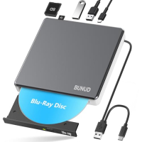 External Blu Ray CD DVD Drive USB 3.0 & Type-C CD/DVD Blu-Ray