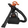 BLACK+DECKER BEBLV290 Leaf Blower Vacuum with Shredder and Variable Power