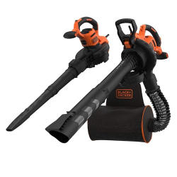 BLACK+DECKER blower, vacuum cleaner and leaf shredder, 3,000 W