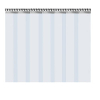 PVC strip curtains 1x2 m, set of 7 transparent slatted curtains for doors and rooms