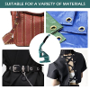 Dyna-Living eyelet press set with 3 dies and 1500 eyelets