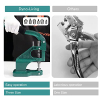 Dyna-Living eyelet press set with 3 dies and 1500 eyelets