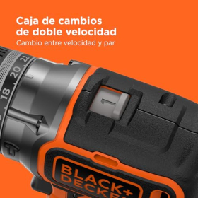 Перфоратор-шуруповёрт BLACK+DECKER 18V, 2 скорости