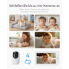 Babyphone mit Kamera, großes Display, Nachtsicht, Gegensprechen