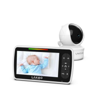 LAKOO BabyGuard HD PRO - Video-Babyphone mit Kamera und Bildschirm