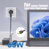 Cargador NATNO de 65 W/45 W para Lenovo ThinkPad e Ideapad