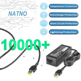 Cargador NATNO de 65 W/45 W para Lenovo ThinkPad e Ideapad