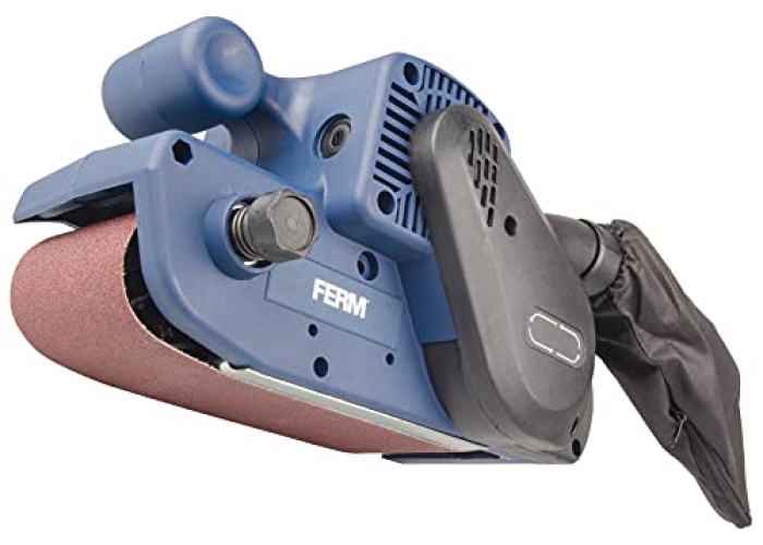 Belt sander FERM BSM1024 – 900 W, with dust collector and P80 belt Belt sander FERM BSM1024 – 900 W, with dust collector and P80 belt