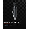 Пневматическая трещотка BRILLIANT TOOLS BT160601, 1/4 дюйма, 35 Нм