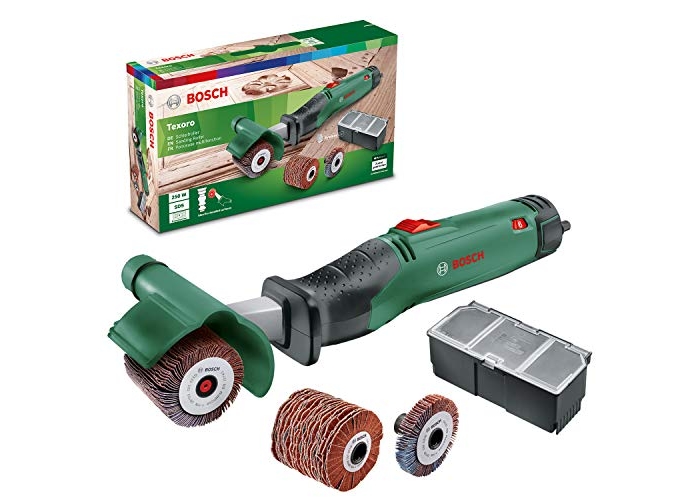 Bosch Texoro rotary sander (250 W, 3 accessories, accessory box) Bosch Texoro rotary sander (250 W, 3 accessories, accessory box)